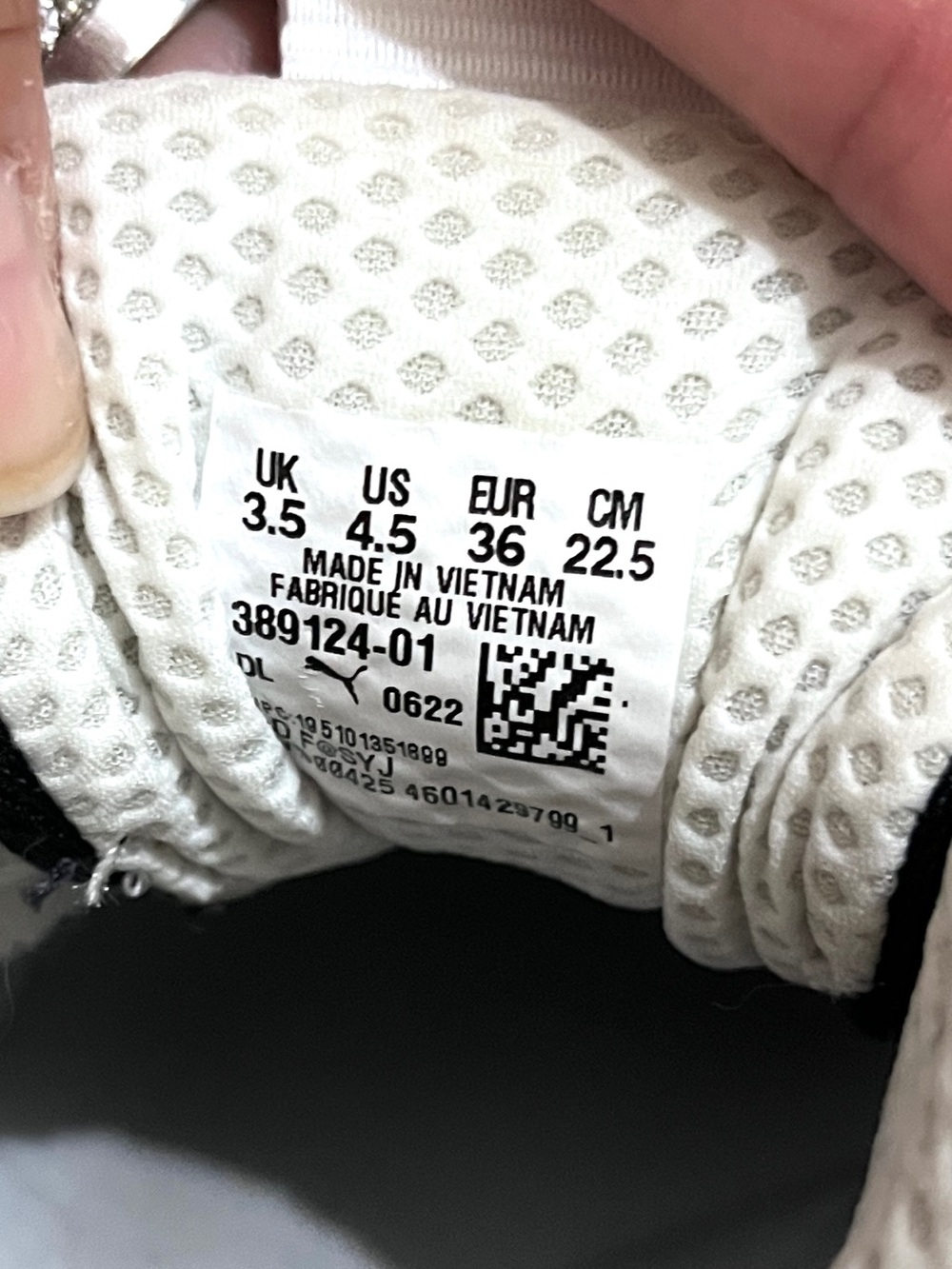Puma Kids RS-X Split Black White Chunky Athletic Sneakers Size 4.5Y - Picture 6 of 6